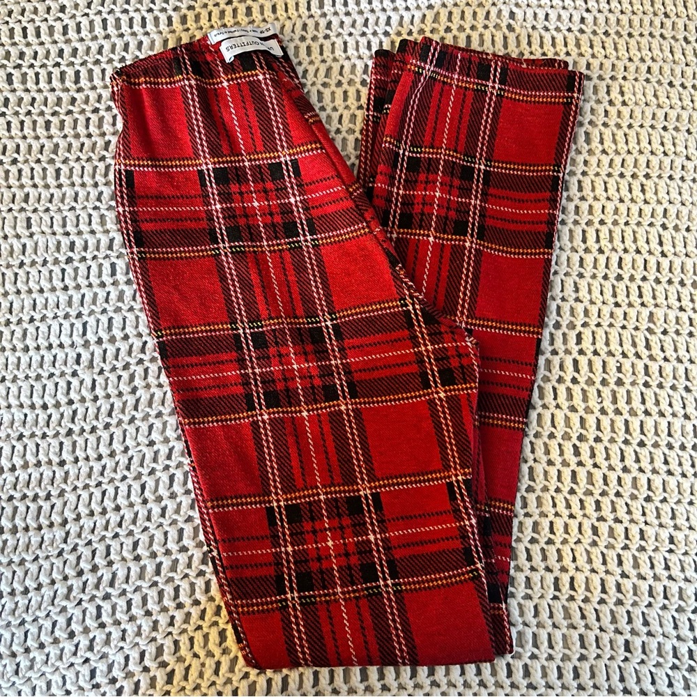 Urban outfitters high waisted plaid leggings size Xs